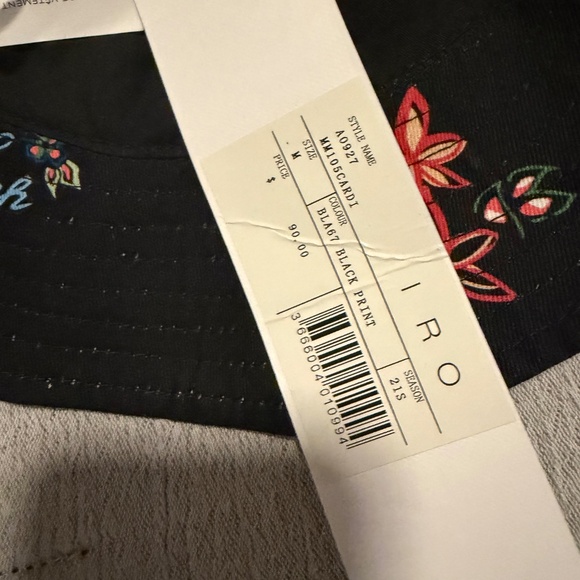 Iro Paris Cardi Hawaiian Print Bucket Hat - Picture 4 of 6